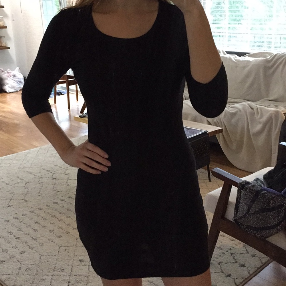 Cotton black dress